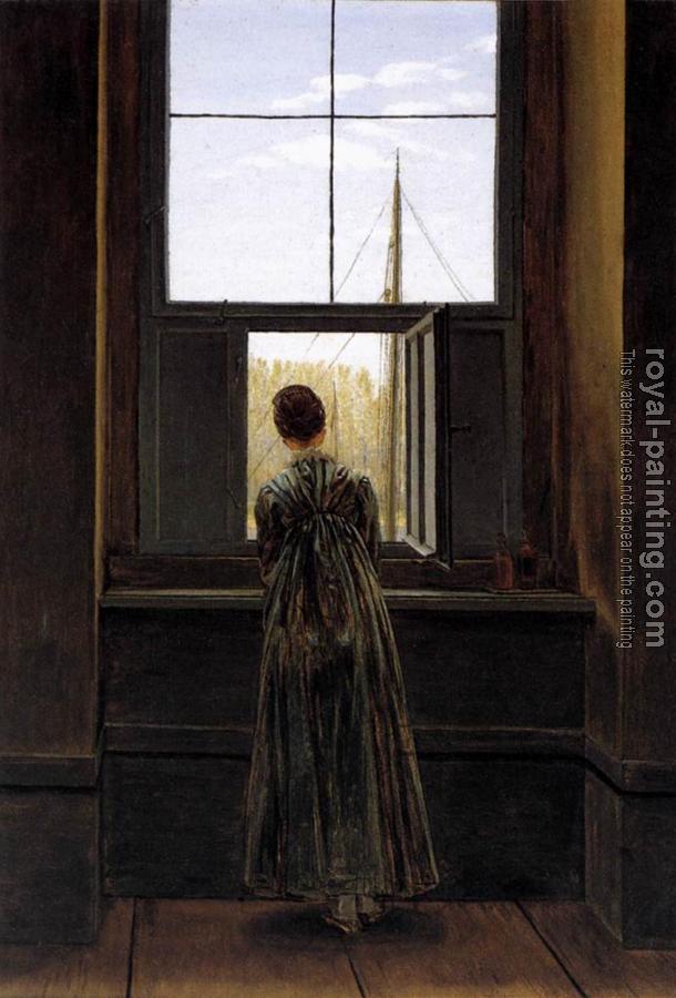 Caspar David Friedrich : Woman At A Window